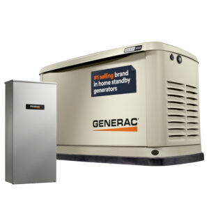 Generac Standby Generator, 10kW | With 16-Circuit Transfer Switch | WiFi Enabled