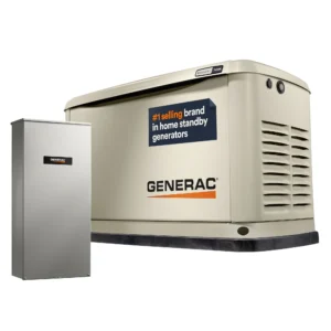 Generac Standby Generator, 14kW | With 16-Circuit Transfer Switch | WiFi Enabled, Guardian Series