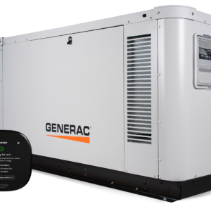 Generac Standby Generator, 48 kW | With ecobee by Generac Smart Thermostat | 120/240 V 1-Phase | CA-MA Emissions