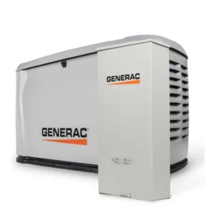 Generac 10kW Home Standby Generator with 100 amp transfer switch, cellular connectivity, easy to use, whole house power backup, smart outage solution