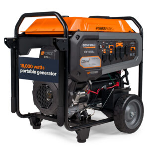 Generac Portable Generator, 18000 | EFI | Electric Start with COsense | 50ST