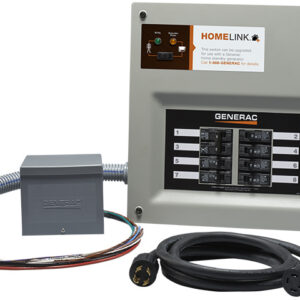 Generac Homelink 30A MTS w/ Power Inlet Box Resin